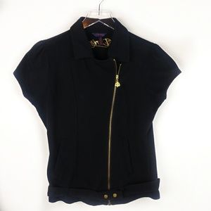 Dereon moto style short sleeved lightweight jacket